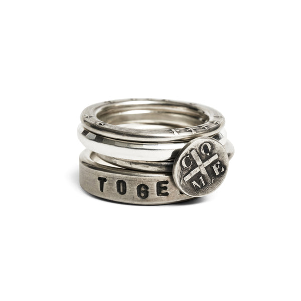 WERKSTATT MUNCHEN 925 silver split combination ring series collection German high degree of handmade WM-M1191-0 PWM4